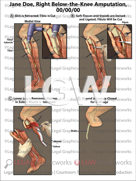 Right Below-the-Knee Amputation