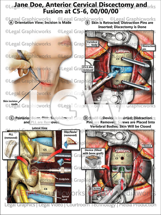 Anterior Cervical Discectomy and Fusion at C5-6