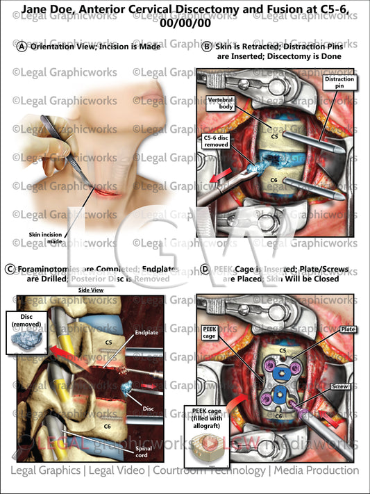 Anterior Cervical Discectomy and Fusion at C5-6