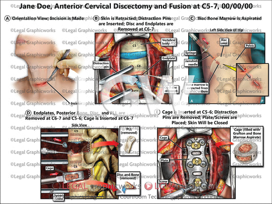 Anterior Cervical Discectomy and Fusion at C5-7