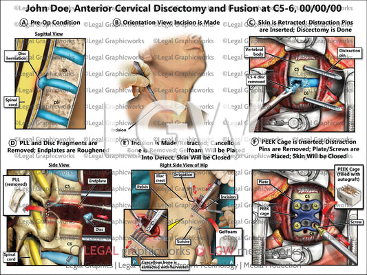 Anterior Cervical Discectomy and Fusion at C5-6