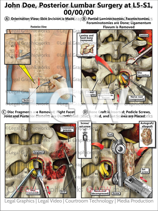 Posterior Lumbar Surgery at L5-S1