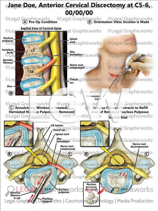 Anterior Cervical Discectomy at C5-6