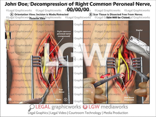Decompression of Right Common Peroneal Nerve