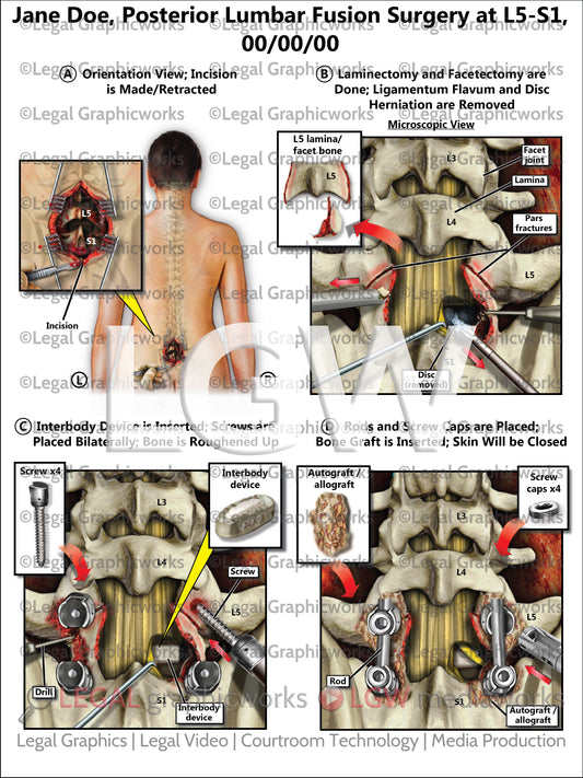 Posterior Lumbar Fusion Surgery at L5-S1