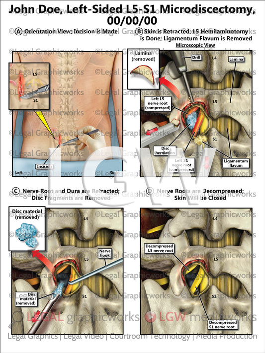 Left-Sided L5-S1 Microdiscectomy