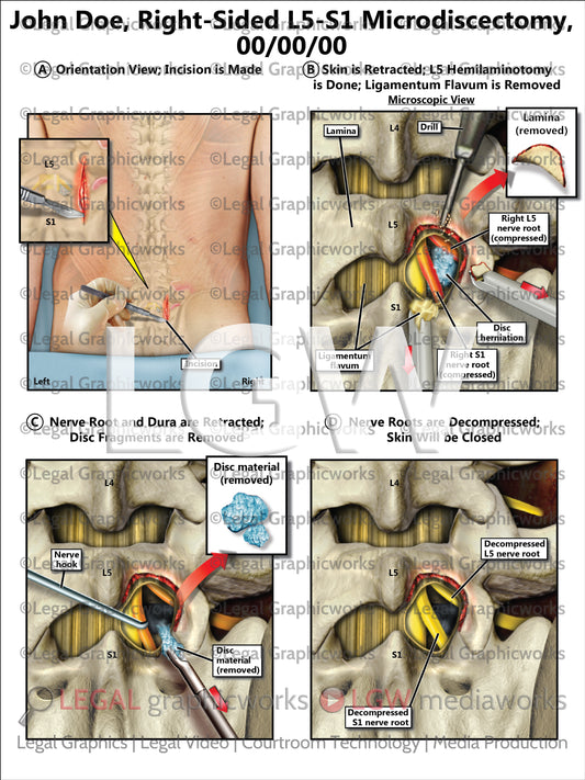 Right-Sided L5-S1 Microdiscectomy