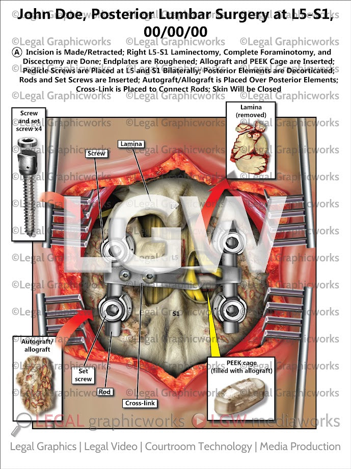 Posterior Lumbar Surgery at L5-S1