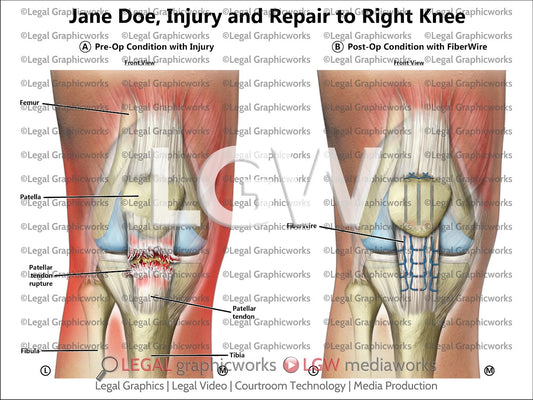 Injury and Repair to Right Knee