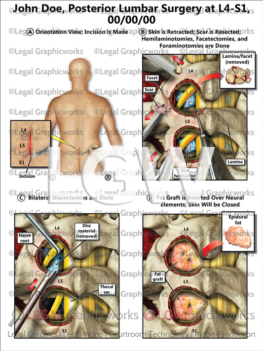 Posterior Lumbar Surgery at L4-S1