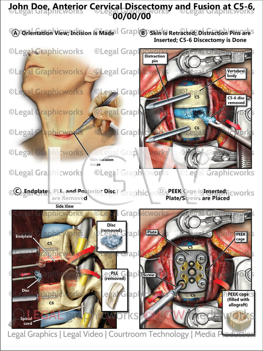 Anterior Cervical Discectomy and Fusion at C5-6