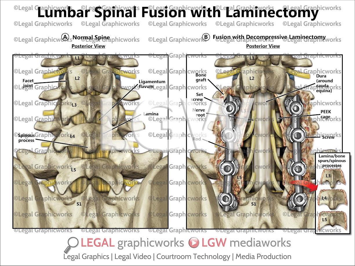 Lumbar Spinal Fusion with Laminectomy